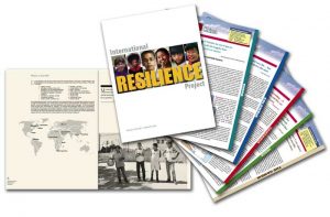 Kit folder with color inserts and 32-page report